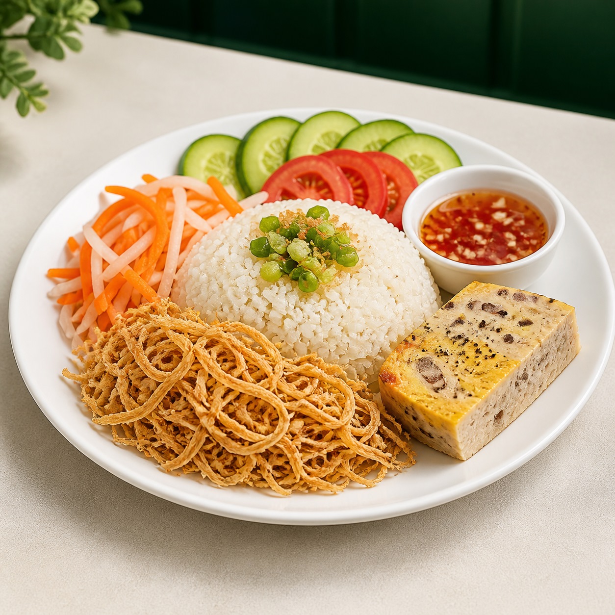 Cơm bì chả tại Cơm Tấm Sài Gòn 365